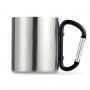 STEEL MUG WITH CARABINER HANDLE (VARIOUS COLORS)