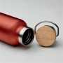 THERMAL BOTTLE (VARIOUS COLORS) 500 ml WITH BAMBOO CAP