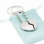 PAIR OF KEYRINGS WITH DIVIDED HEART (2 pcs)